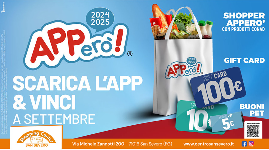gioca e vinci con apperò - settembre - slide