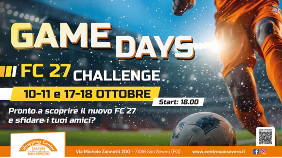 Game Days al Centro!!! Game Days al Centro!!!
