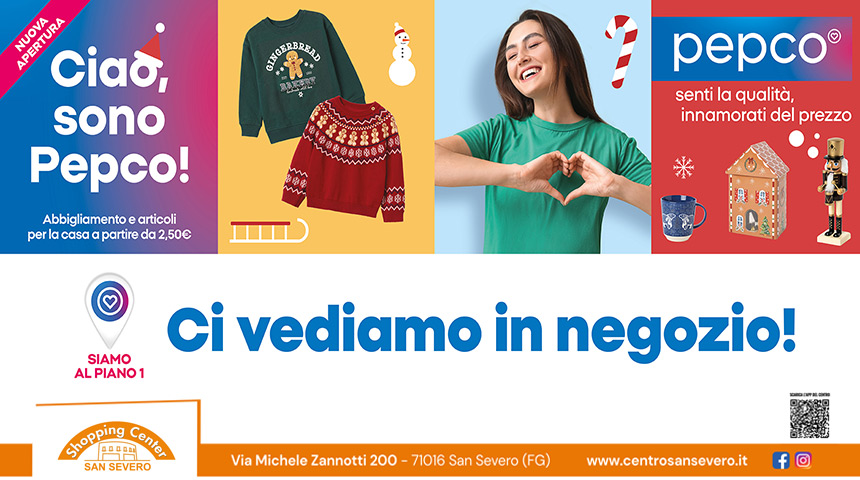 pepco - sansevero shopping center - nuovo store